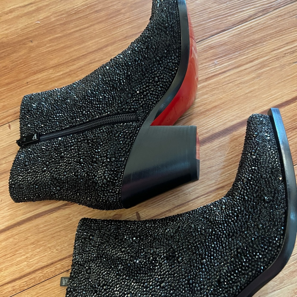 Brand new Christian Louboutin sparkle cowboy boots S37 - Picture 7 of 9